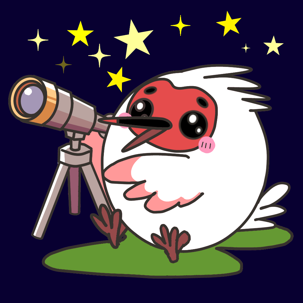 星空観察キャラクター